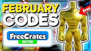 Free "Crates Update Working Codes (2022) in Roblox Mega Noob Simulator