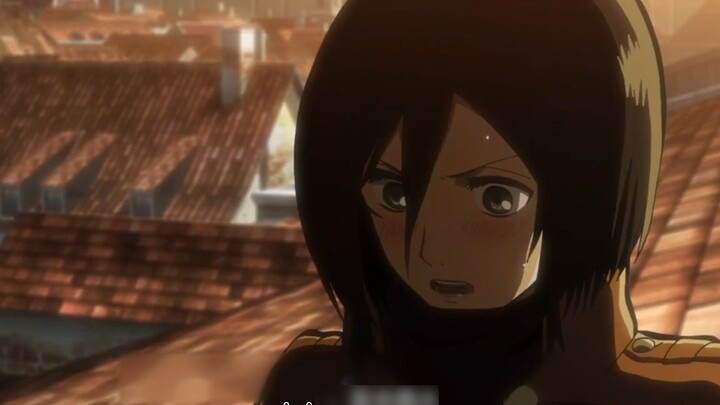 Mikasa: They are not brother and sister, nor mother and son, so it can only be...