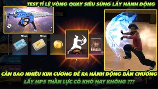 Free Fire| Bao nhiêu kim cương để ra được hành động bắn chưởng cực đẹp?   lấy MP5 thần lực khó không