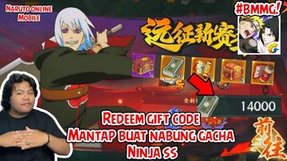 💵REDEEM GIFT CODE TERBARU DI GAME NARUTO ONLINE MOBILE BUAT NGUMPULIN KUPON GACHA NINJA SS NANTI