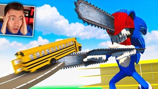 CARROS vs SONIC (chainsaw man) - Teardown