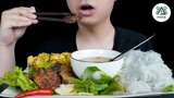 ASMR ĂN BÚN CHẢ NEM HẢI SẢN 01 PAP | ĂN KHÔNG NÓI CHUYỆN*ÂM THANH ĂN | NO TALKING EATING SOUNDS FOOD
