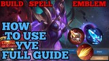 How to use New Hero Yve guide & best build mobile legends ml
