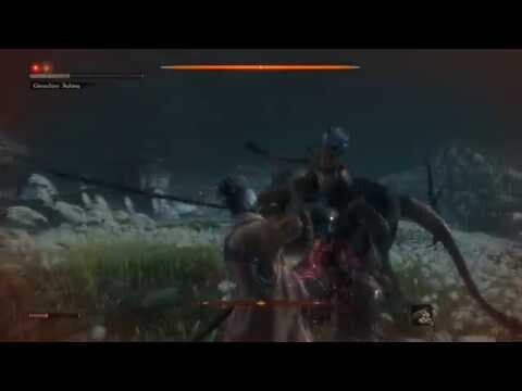 Sekiro - (barely) beating prologue Genichiro Ashina