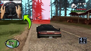 Selesaikan Misi Balapan TERLAKNAT di GTA SA With Steering Wheel