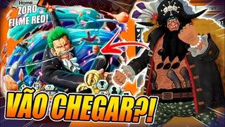 O ZORO DO FILME RED E BARBA NEGRA PODEM VIR BREVE POR CAUSA DESSE DETALHE! NO ONE PIECE BOUNTY RUSH!