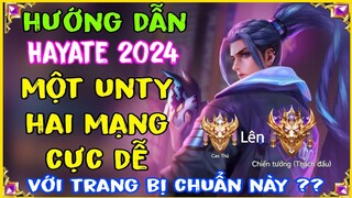 Hayate Liên Quân | Cách chơi, Lên đồ, Phù hiệu, Bảng ngọc của Hayate mùa mới S1-2024 mạnh nhất đi AD