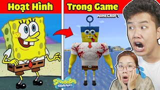 bqThanh và Ốc Thử Thách Biến Bọt Biển SPONGEBOD Thành Quái Vật Trong Minecraft Rồi Chuyện Gì Xảy Ra?