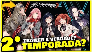 Darling in the FranXX 2 temporada TRAILER Oficial e verdade? 🤨 Anime Darling in the FranXX season 2