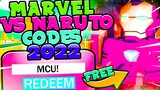 Roblox Marvel VS Naruto CODES - ROBLOX CODES [NEW UPDATE 2022]