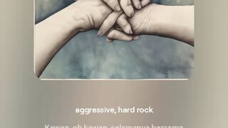 Video Lagu Lirik Viral Di saat senja datang bersama angin Aggressive Hard Rock