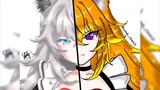 Collab Coloring Anime menggunakan aplikasi IbispaintX
