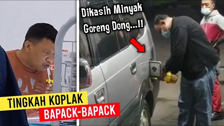 Isi Bensin Pake Minyak Goreng..!! Inilah Deretan Aksi Kocak Bapak-Bapak Bikin Tepok Jidat