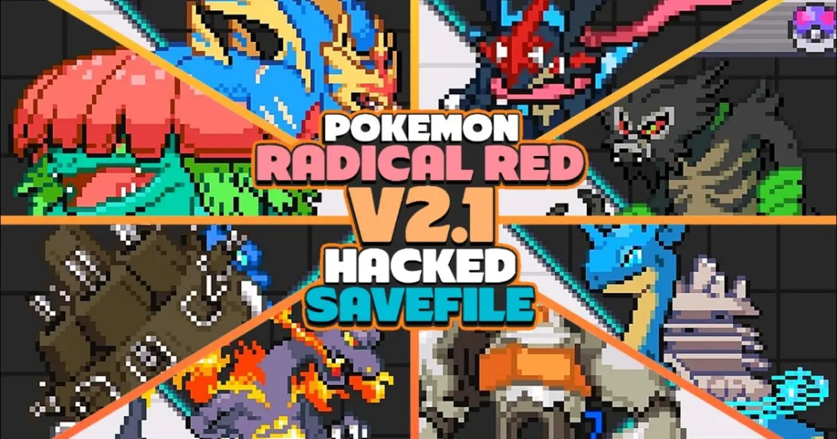 Pokemon Radical Red GBA Hacked SaveFile DOWNLOAD (All Legendaries, Gen 8,  Mega Evolution, Z Moves) - Bilibili