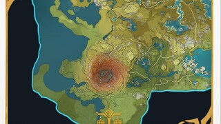 Genshin Impact - Peta Jurang Besar Lapisan - Sangat besar!
