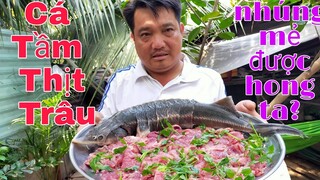 Ăn mừng 28 tết cá Tầm khủng và mâm thịt Trâu nhúng mẻ | Tâm Chè Vĩnh Long