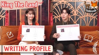 [INDO SUB] King The Land 'Writing Profile' w/ Yoona & Junho