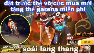 Free fire| tặng thử garena free - đặt trước thẻ vô cực rạp xiếc ma quái nhận quà độc quyền