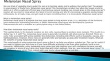 Melanotan Nasal Spray