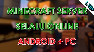 CARA SERVER ATERNOS MINECRAFT SELALU ONLINE | MINECRAFT INDONESIA 2022 Versi 1.18+