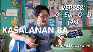 KASALANAN BA | Guitar Tutorial for Beginners