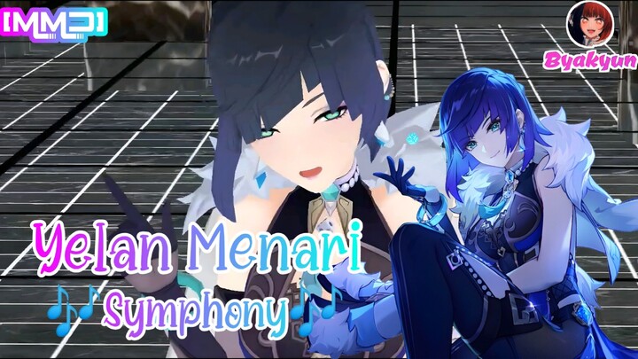 [MMD] Yelan belajar cara menari | Symphony