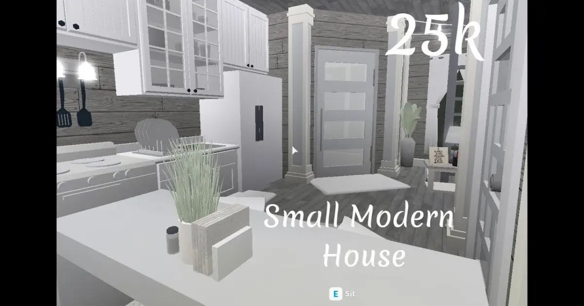 Bloxburg: Small Modern House 25K - Bilibili