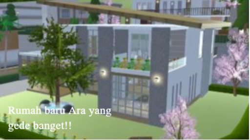 REVIEW RUMAH TETANGGA BARU ARA, RUMAHNYA GEDE BANGET - SAKURA SCHOOL