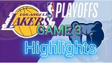 LOS ANGELES LAKERS VS MEMPHIS GAME 3 HIGHLIGHTS
