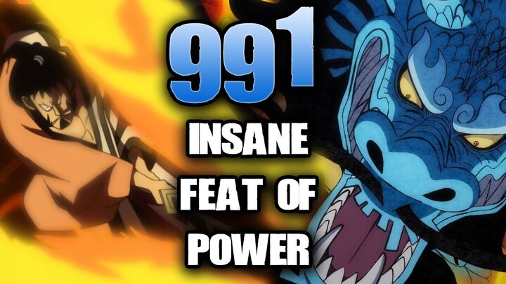 Kinemon Performs one of the Greatest Feats of Power in the Series (one piece 991)
