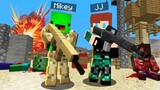 How Mikey & JJ Became Military Soldier in Minecraft Challenge (Maizen Mazien Mizen)