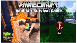 AKU BERMAIN SURVIVAL PAKAI TEXTURE PACK REALISTIS!!!!