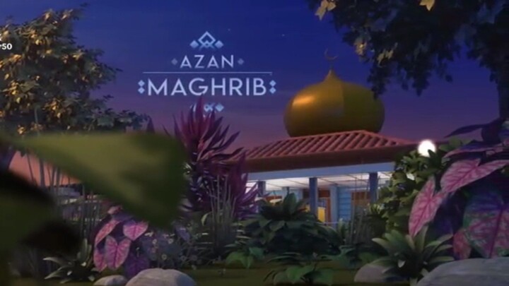 Azan Maghrib Upin & Ipin Jiharkah