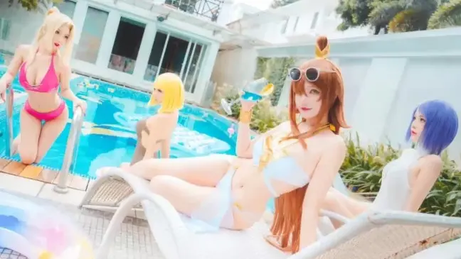 [Game][Naruto]A Ninja in Swimsuits Real Person Version