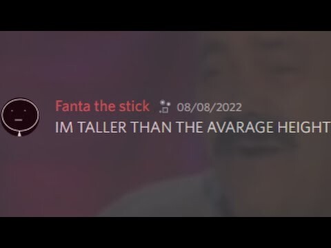 Revealing your Height in Discord be like