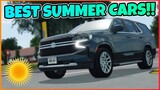 BEST 2021 SUMMER CARS!! || Greenville ROBLOX