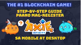 New Video!  How To Register w/ Axie Infinity