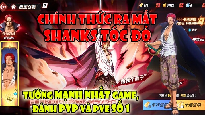 One Piece Fighting Path - Ra Mắt Chính Thức SHANKS TÓC ĐỎ Tướng Mạnh Nhất Game | PVP và PVE Đều Mạnh