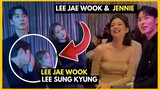Lee Jae wook sitting next to JENNIE and Lee Sung Kyung interaction with actor Jae wook!