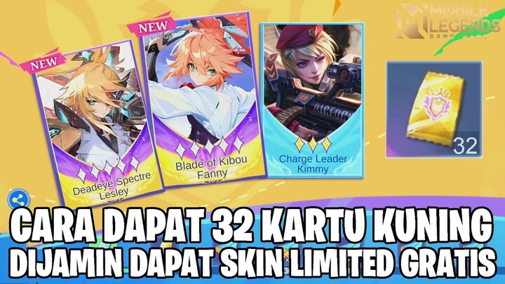 CARA DAPAT 32 PAKET KARTU LANJUTAN (Kartu Kuning) - AUTO DAPAT SKIN EPIC LIMITED GRATIS!