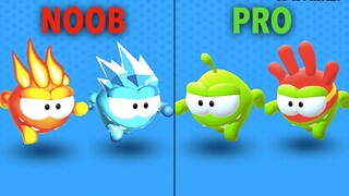 Om Nom - NOOB VS PRO Running