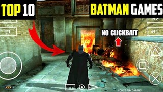 Top 10 Batman Games for Android