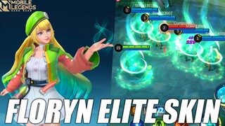 NEW FLORYN ELITE SKIN GAMEPLAY | MOBILE LEGENDS