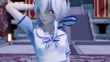 The weak voice mmd whose title is sad, understands