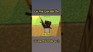 Cái Thế Giới Bất Ổn Nhất Minecraft 🤣 #shorts