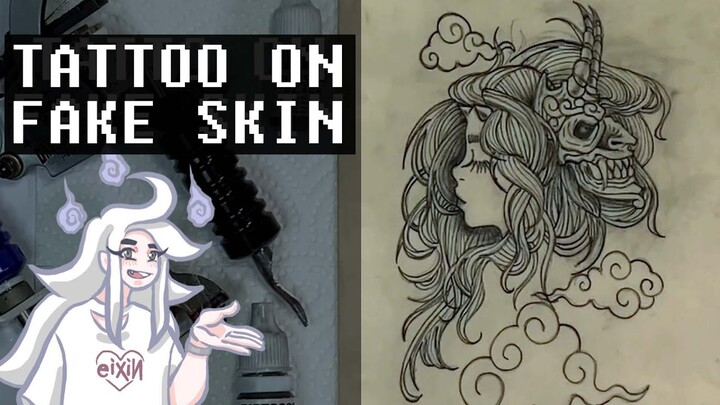 Try Out Tattoo On Fake Skin | Chill With NiXiE