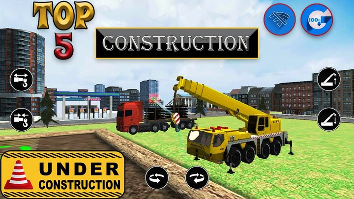Top 5 Construction Games For Android/Offline/Under 100Mb|2022
