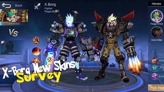 XBORG NEW SKIN! MOBILE LEGENDS XBORG UPCOMING SKIN SURVEY MLBB NEW SKIN FOR XBORG MLBB NEWS SKIN ML!