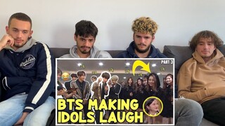 MTF ZONE Reacts To WHEN BTS CAN MAKE IDOLS LAUGH (PART 3) / FUNNY MOMENTS | BTS REACTION