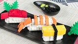 Lego Sushi - ชีวิตจริง Lego / Stop Motion Cooking & ASMR